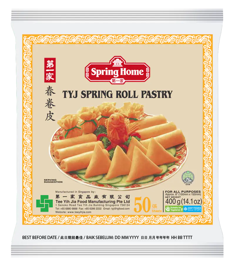 TYJ Spring Roll Pastry 150mm 400g - Master