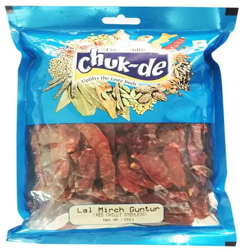 Chak Whole Red Chillies W/Stem 100g - Master