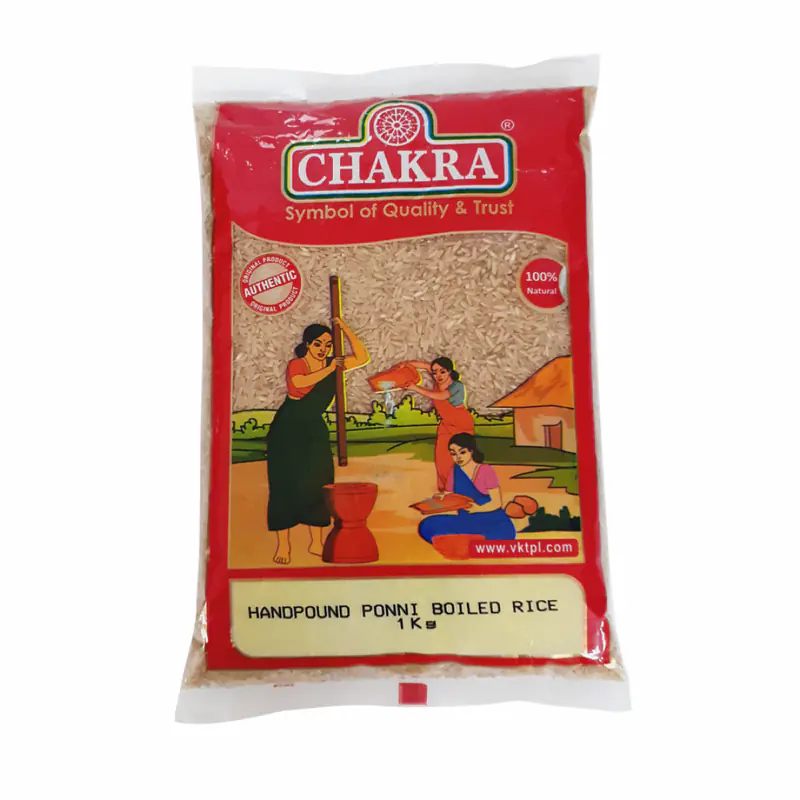 Chakra Ponni Boiled Rice 1kg. - Master