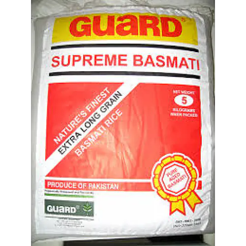 Guard Supreme Basmati Rice 20kg. - Master