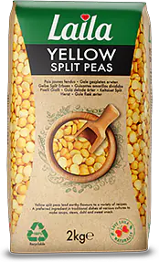 Laila Split Yellow Peas 2kg. - Master