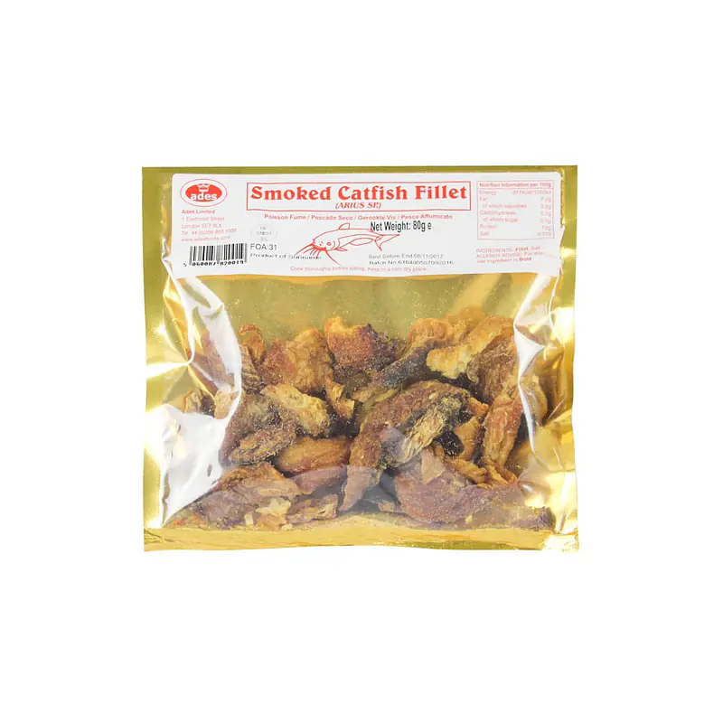 Dried & Smoked Catfish Fillet 80g - Master