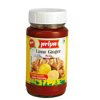 Priya Lime Ginger Pickle 300g - Master