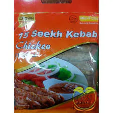 Crown Chicken Seekh Kebab 15pcs. - Master