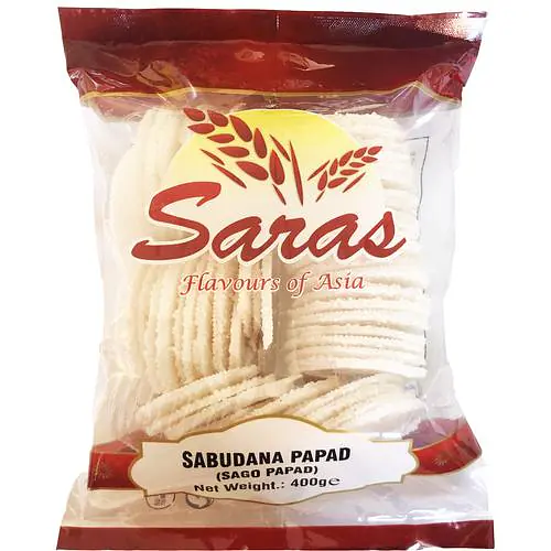 Saras Sabudana Papad 400g - Master