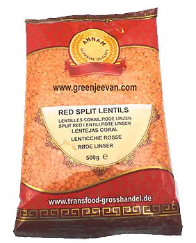 Annam Red Split Lentils 500g - Master