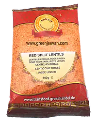 Annam Red Split Lentils 500g - Master