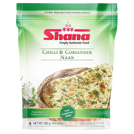 Shana Chilli & Coriander Naan - Master