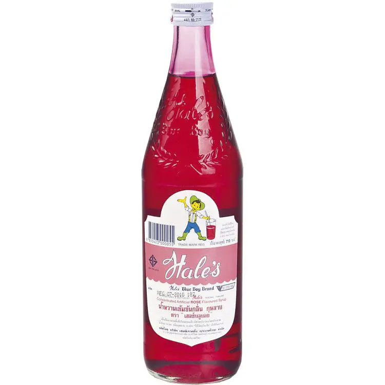 Hales Rose Syrup 710ml - Master