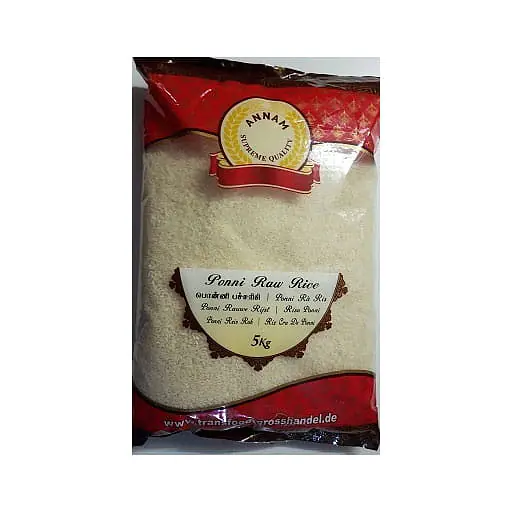 Annam Ponni Raw Rice 10kg. - Master