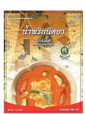 Nittaya Red Curry Paste 500g - Master