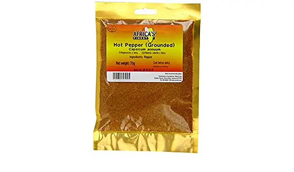 Africa Finest Ground Hot Pepper 70g - Master