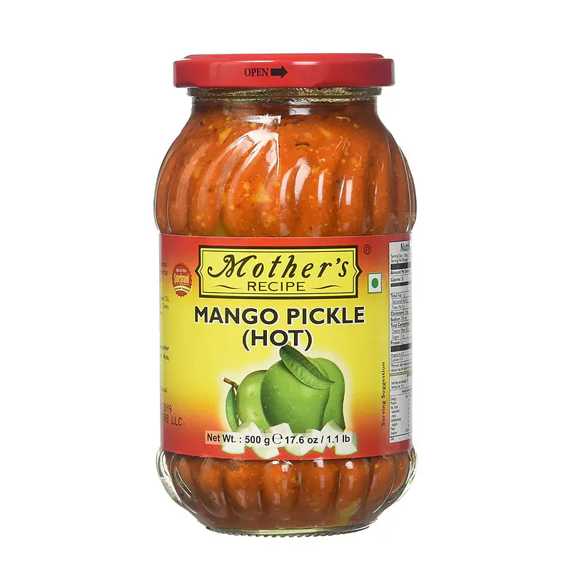 Mothers Recipe Mango Pickle(Hot) 500g - Master
