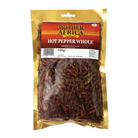 Mothers Africa Hot Pepper Whole 100g - Master