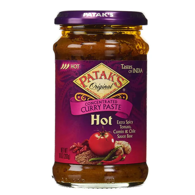 Patak Curry Paste Hot 284g - Master