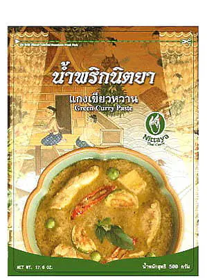Nittaya Green  Curry Paste 500g - Master