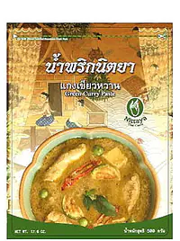 Nittaya Green  Curry Paste 500g - Master