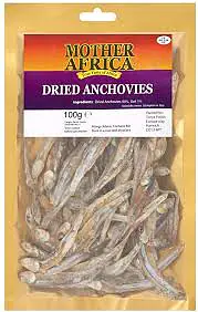 Mother Africa Dried Anchovies 100g - Master