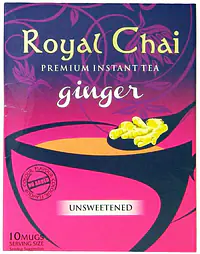 Royal Chai Ginger Tea UnSweet 180g - Master