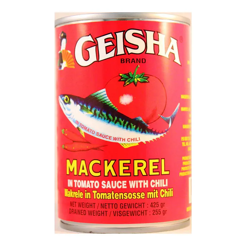 Geisha Mackerel Chilli Red 425g - Master