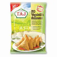 Taj Vegetable Samosas 50pcs. 1.75kg. - Master
