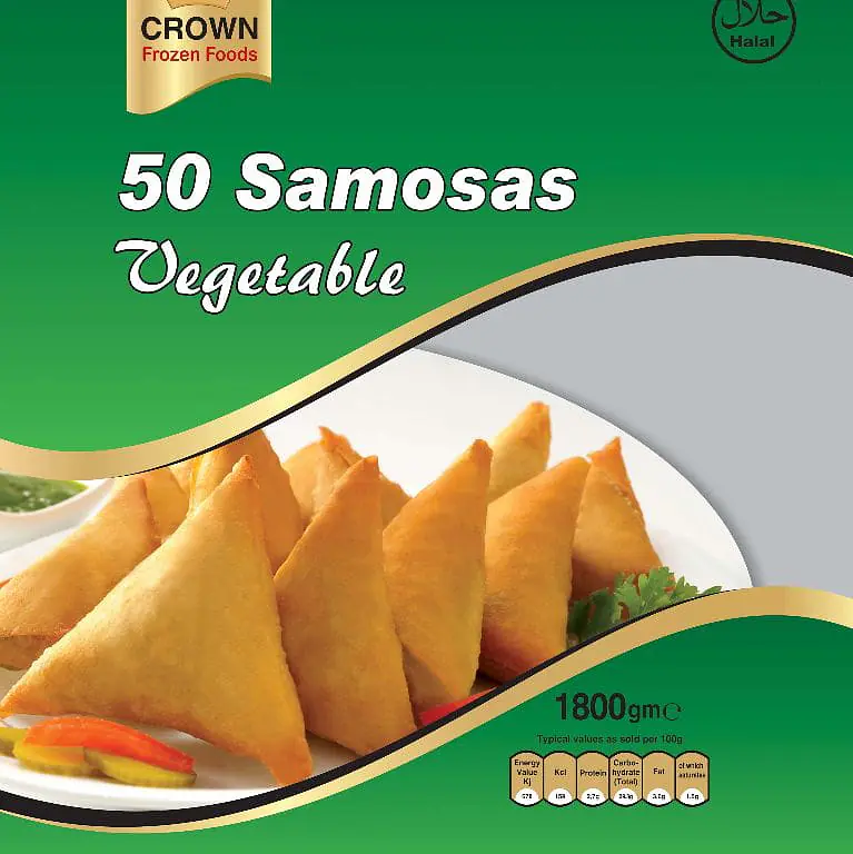 Crown Vegetable Samosa  20pcs.x15 - Master