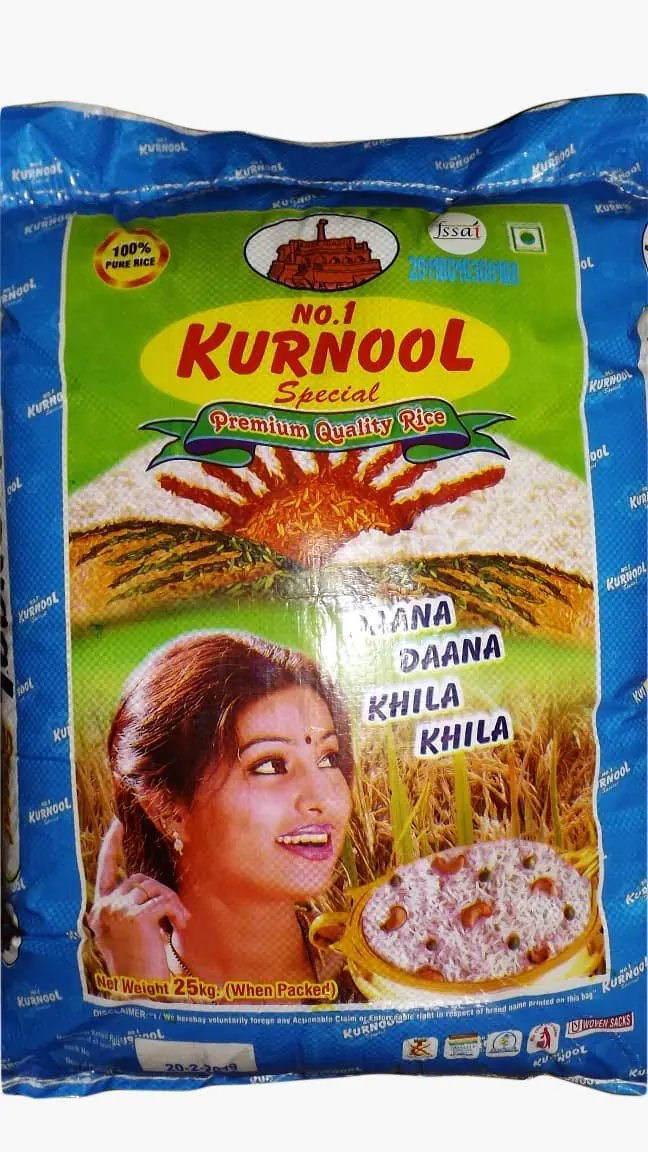 Kurnool Sona Masoori Rice 5kg - Master