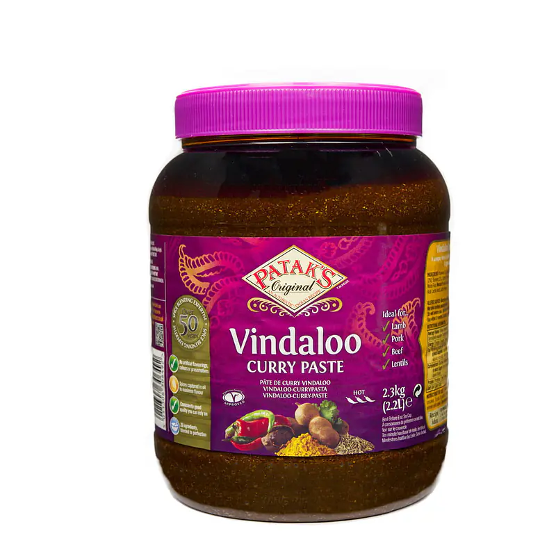 Patak Vindaloo Paste 2.3kg. - Master