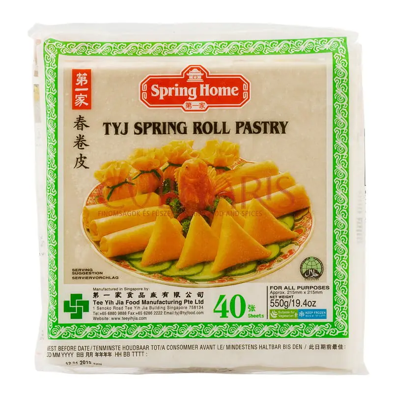 TYJ Spring Roll Pastry 215mm 550g - Master
