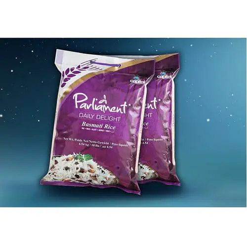 Parliament Sol. Basmati Rice 20kg. Sawa - Master