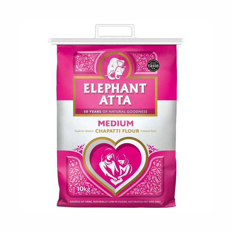 Bajwa Elephant Atta Medium 10kg. - Master