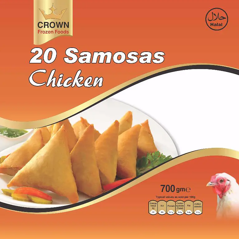 Crown Chicken Samosa  20pcs. - Master