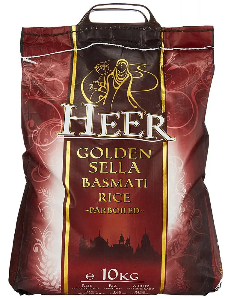 Heer Golden Sella Basmati Rice 10kg. - Master