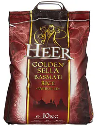 Heer Golden Sella Basmati Rice 10kg. - Master
