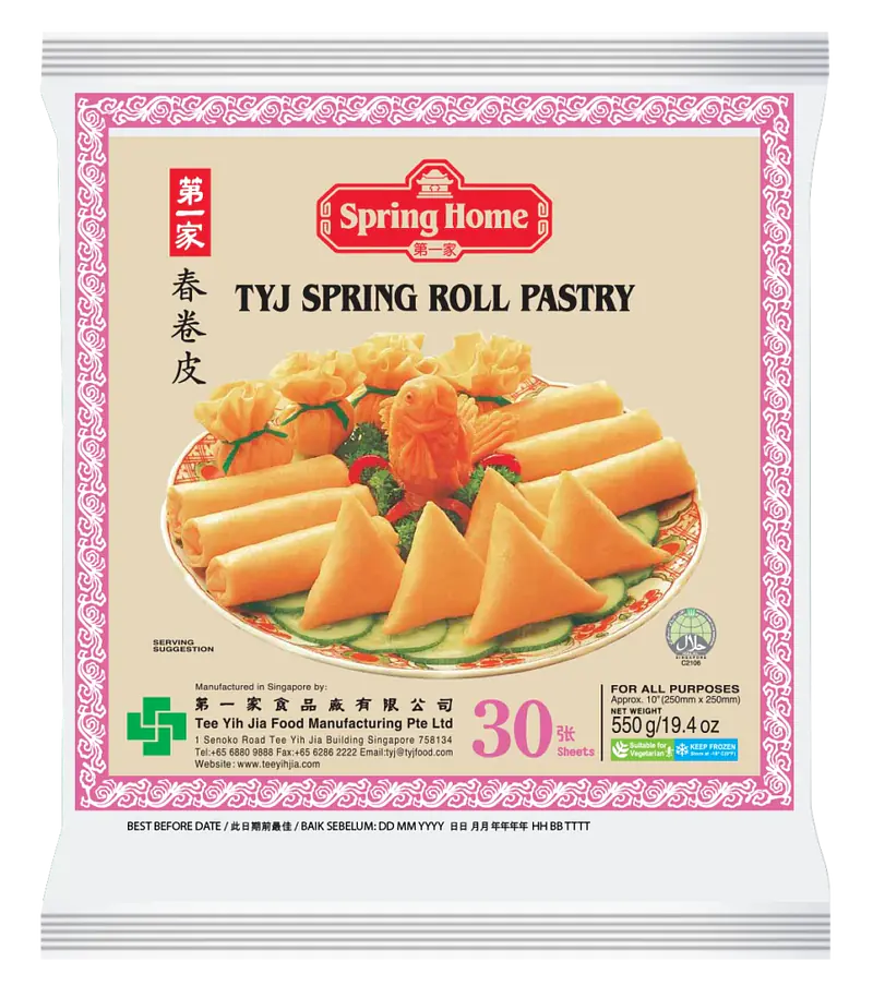 TYJ Spring Roll Pastry 215mm 550g - Master