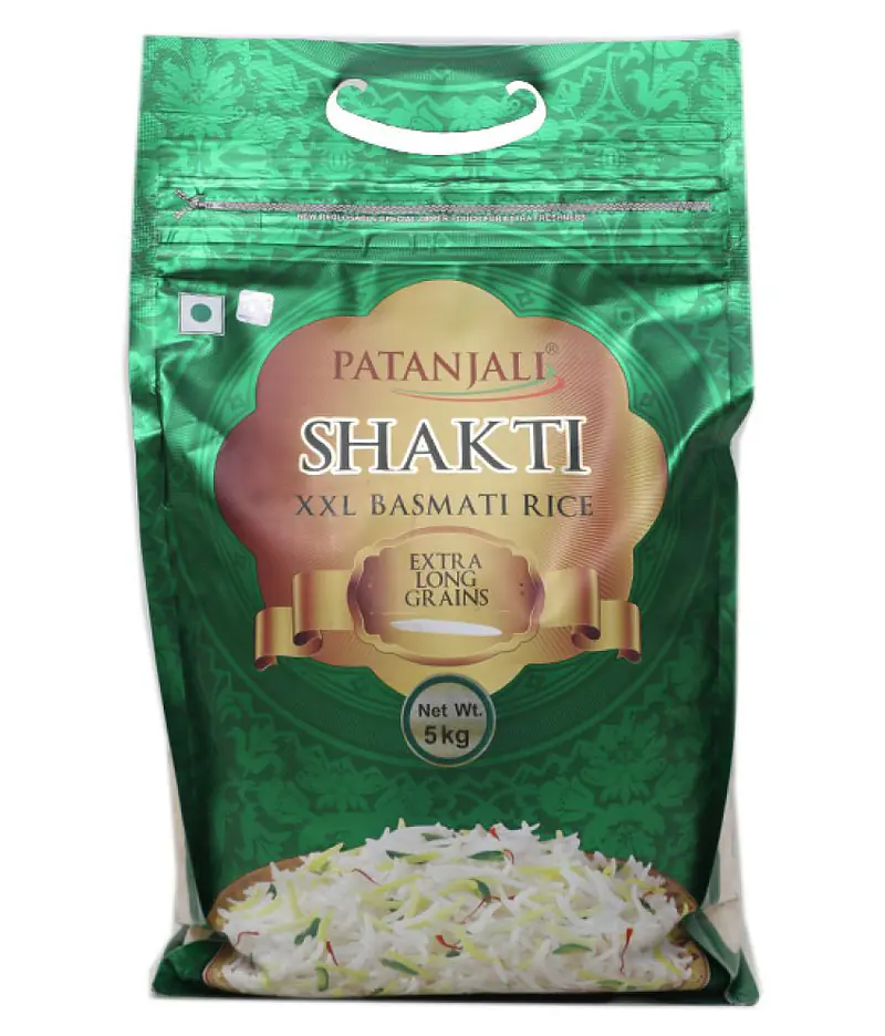 Patanjali Shakti XXL Basmati Rice 5KG - Master