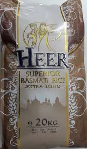 Heer Basmati Rice 20kg. - Master
