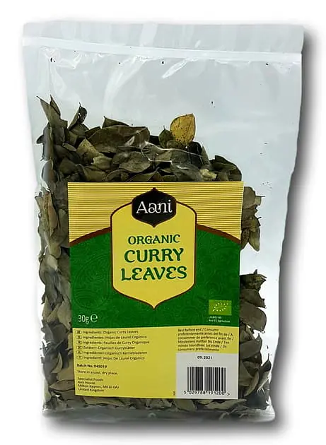 Aani Organic Curry Leaves 30g - Master