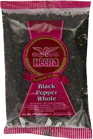 Heera Black Pepper Whole 100g - Master