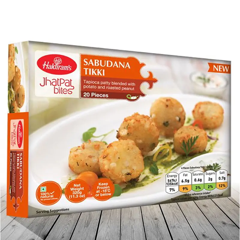HR Jhatpat Bites Sabudana Tikki 20pcs - Master