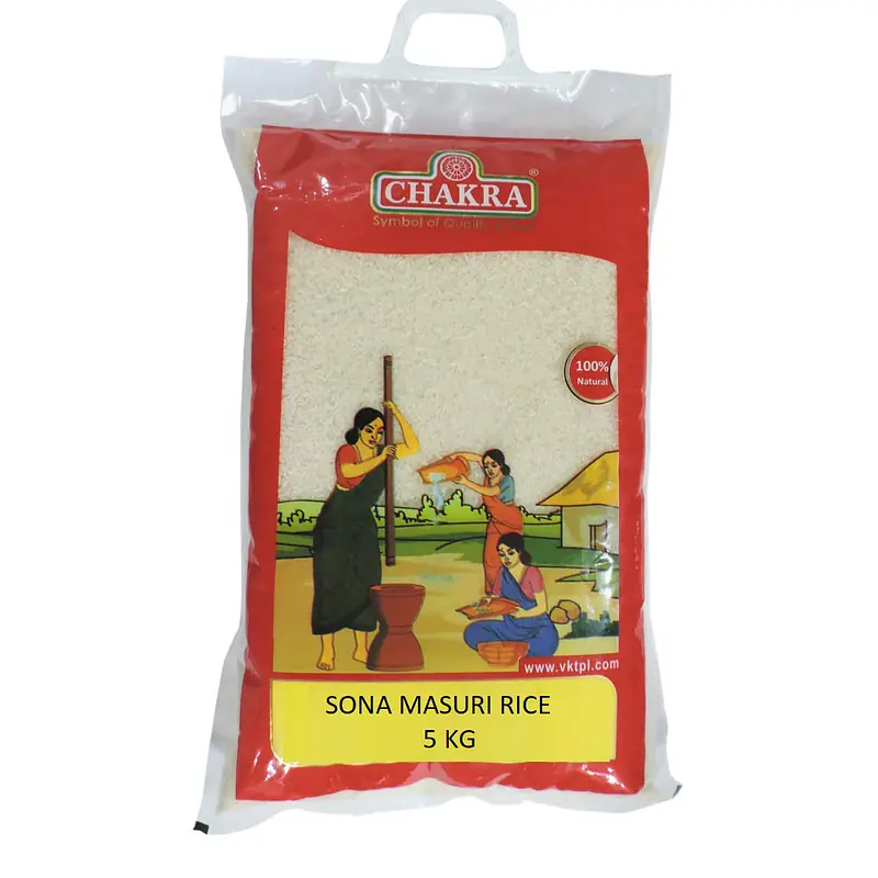 Chakra Sona Masoori Rice 5kg. - Master