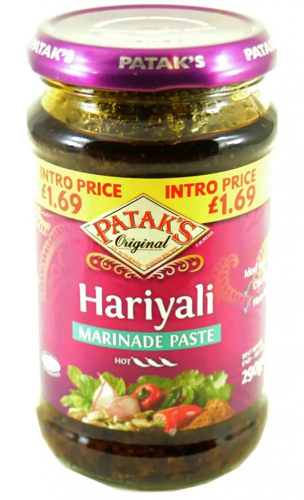 Patak Hariyali Marinade Paste 284g - Master