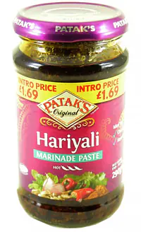 Patak Hariyali Marinade Paste 284g - Master