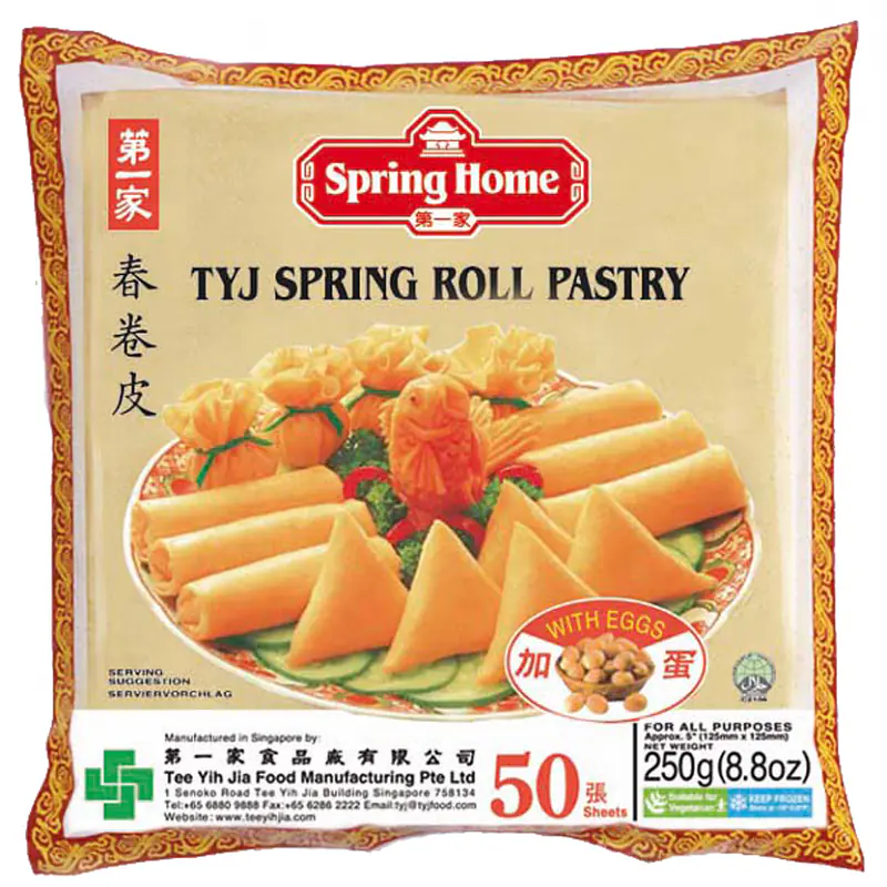 TYJ Spring Roll Pastry 125mm 250g - Master