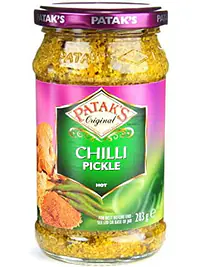 Patak Green Chilli Pickle 284g - Master