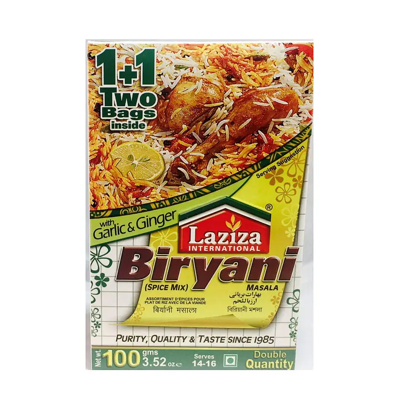 Laziza Biryani Masala 100g - Master
