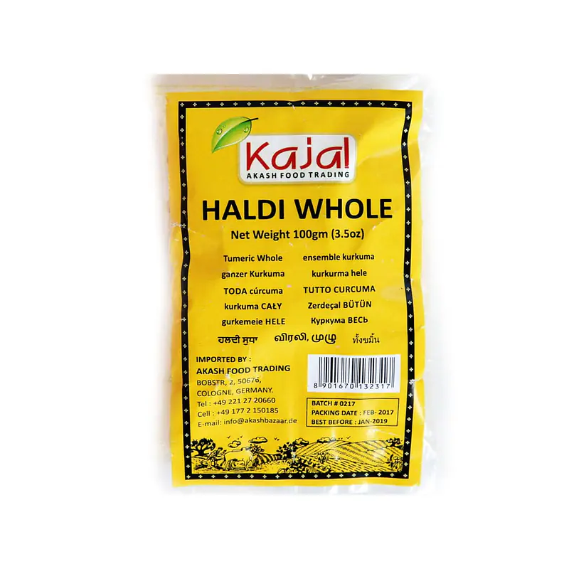 Kajal Haldi Whole 100g - Master