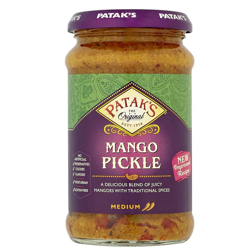 Patak Mango Pickle Med. 284g - Master
