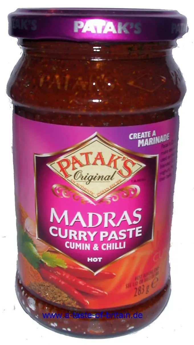 Patak Madras Curry Paste 284g - Master