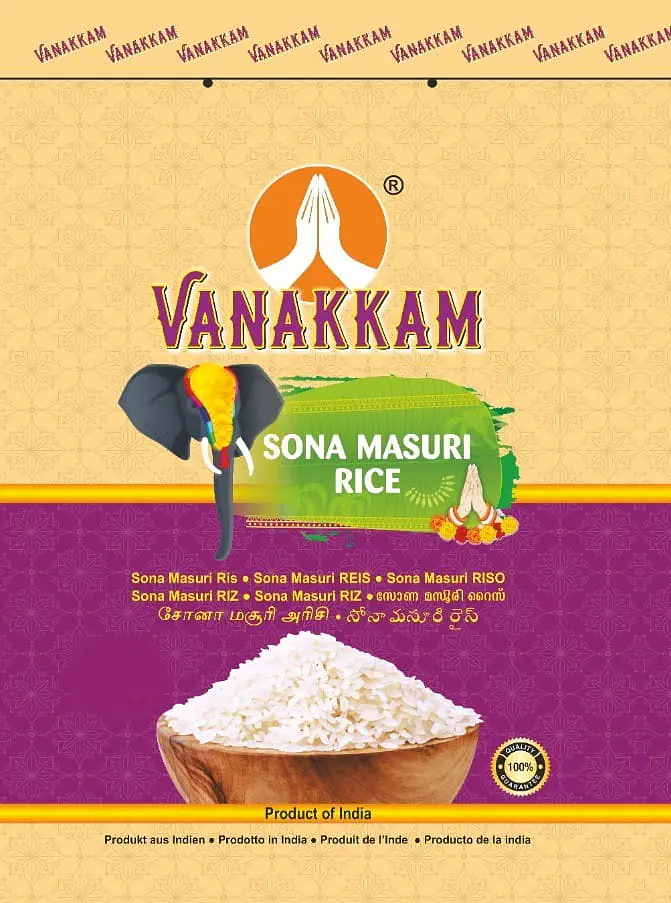 Vanakkam Sona Masuri Rice 5kg - Master